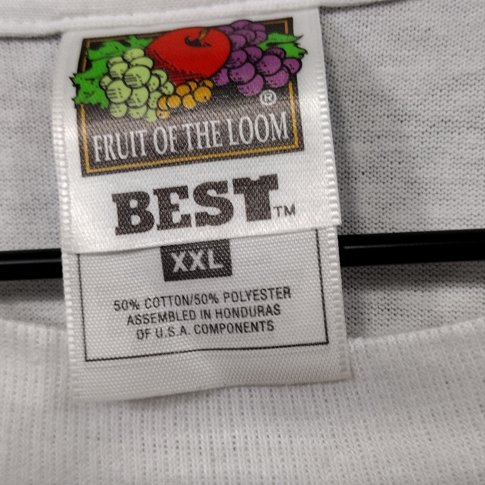 Fruit Of The Loop Snowman Cowboy Dogs Long Sleeve Shirt Mens XXL White Holiday - Picture 7 of 9